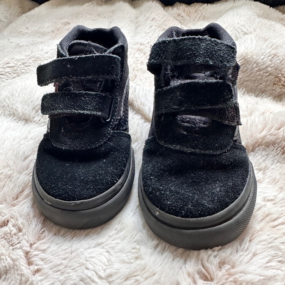 Black on black vans